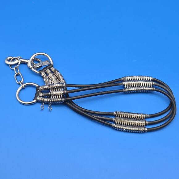 Vintage 90s DKNY Couture Industrial Rubber Coil Belt 34\